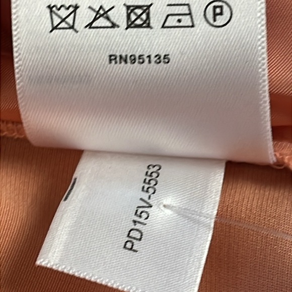 New Lafayette 148 Silk Blend Sullivan Wide Leg Pants Orange Peach Sz 6 - Picture 12 of 15